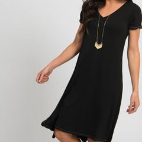 NWT Agnes & Dora Hi-Lo V Neck Dress - Picture 1 of 1